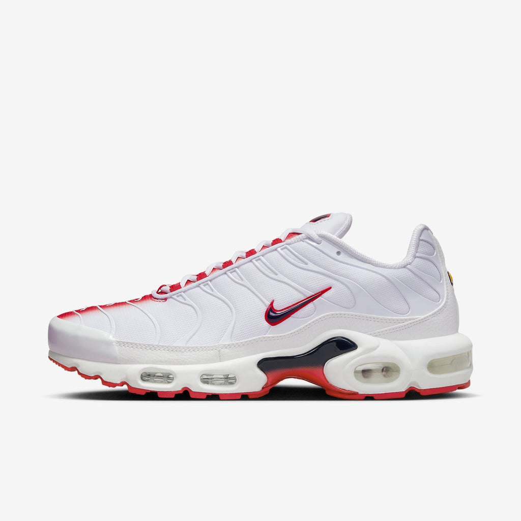 Nike Air Max Plus - White & University Red