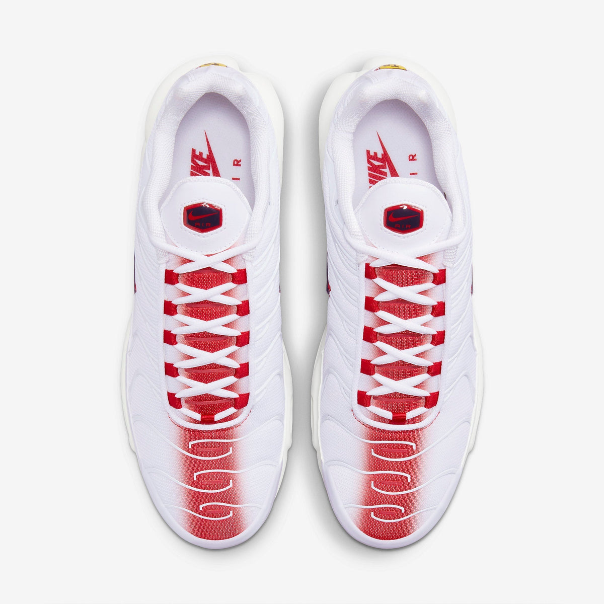 Nike Air Max Plus - White & University Red