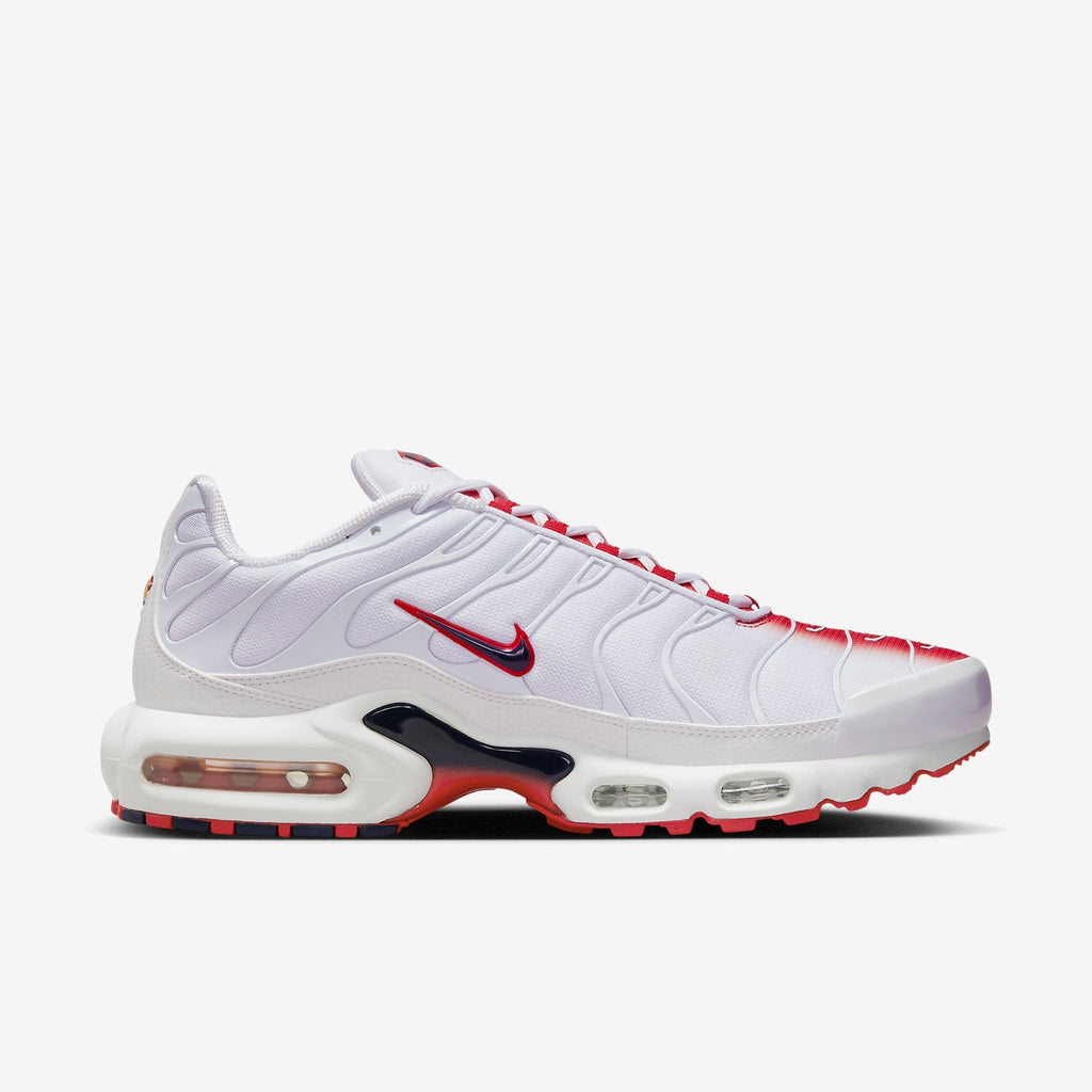 Nike Air Max Plus - White & University Red